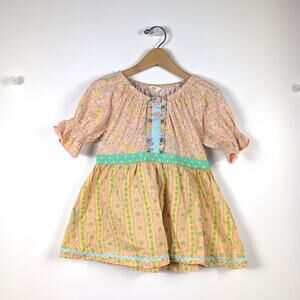 Matilda Jane Top Girls Size 10 Yellow Floral